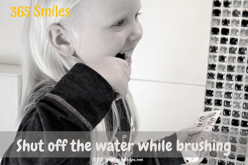 be kind to nature and turn off the tap