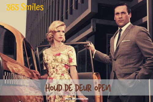 Hold the door for someone as act of kindness