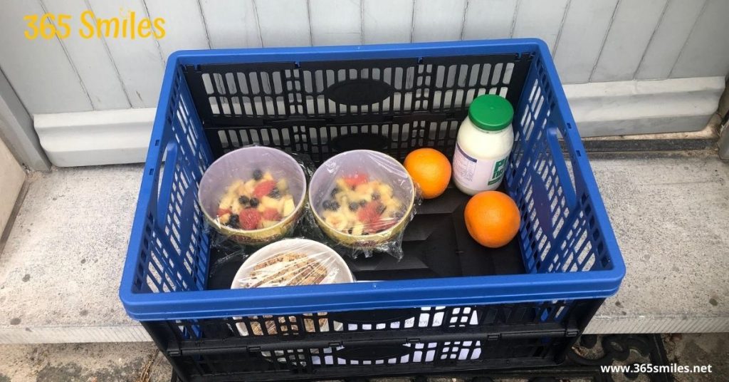 Bring someone a meal when they come home from vacation