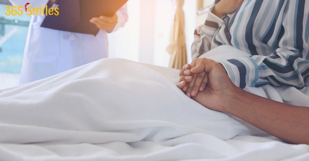 Support the partner of a sick person