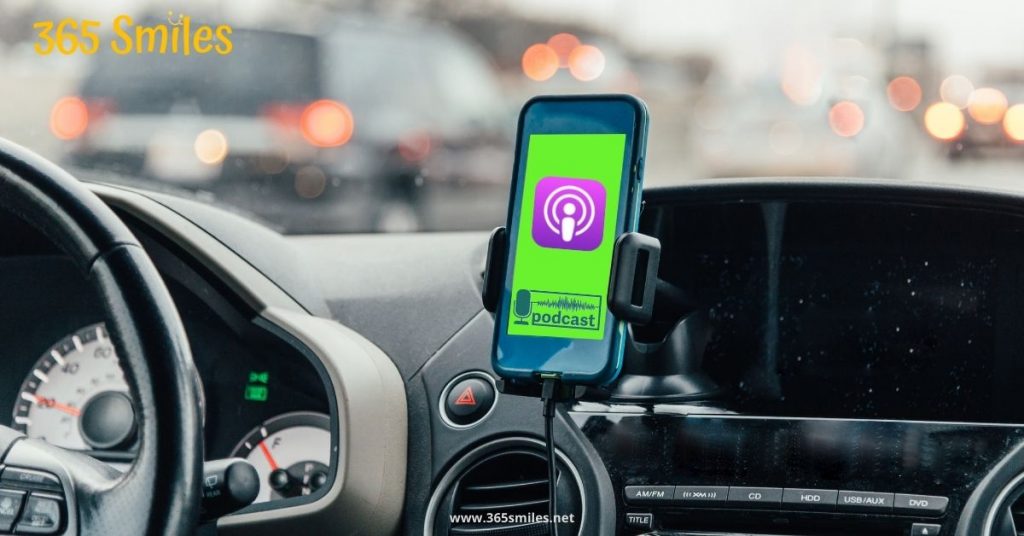 Listen to podcasts in your car