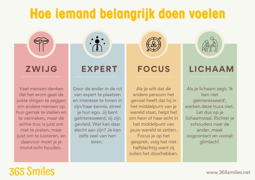 Hoe iemand het gevoel geven dat hij/zij belangrijk is